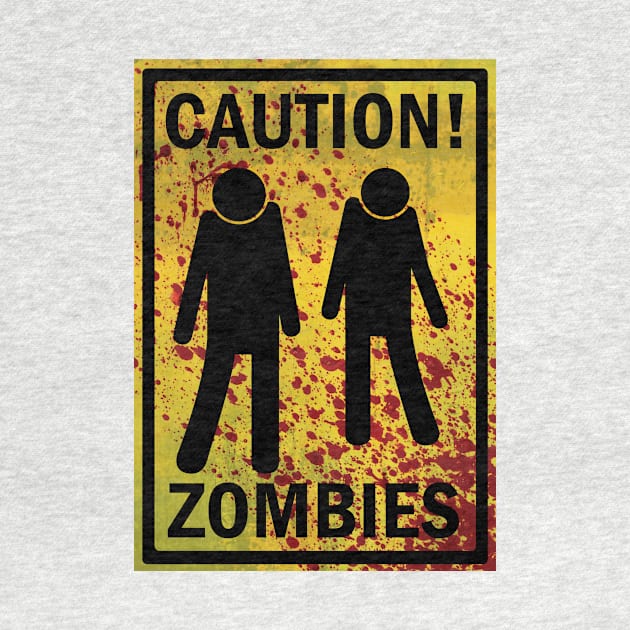 Caution Zombies by VazFelipe